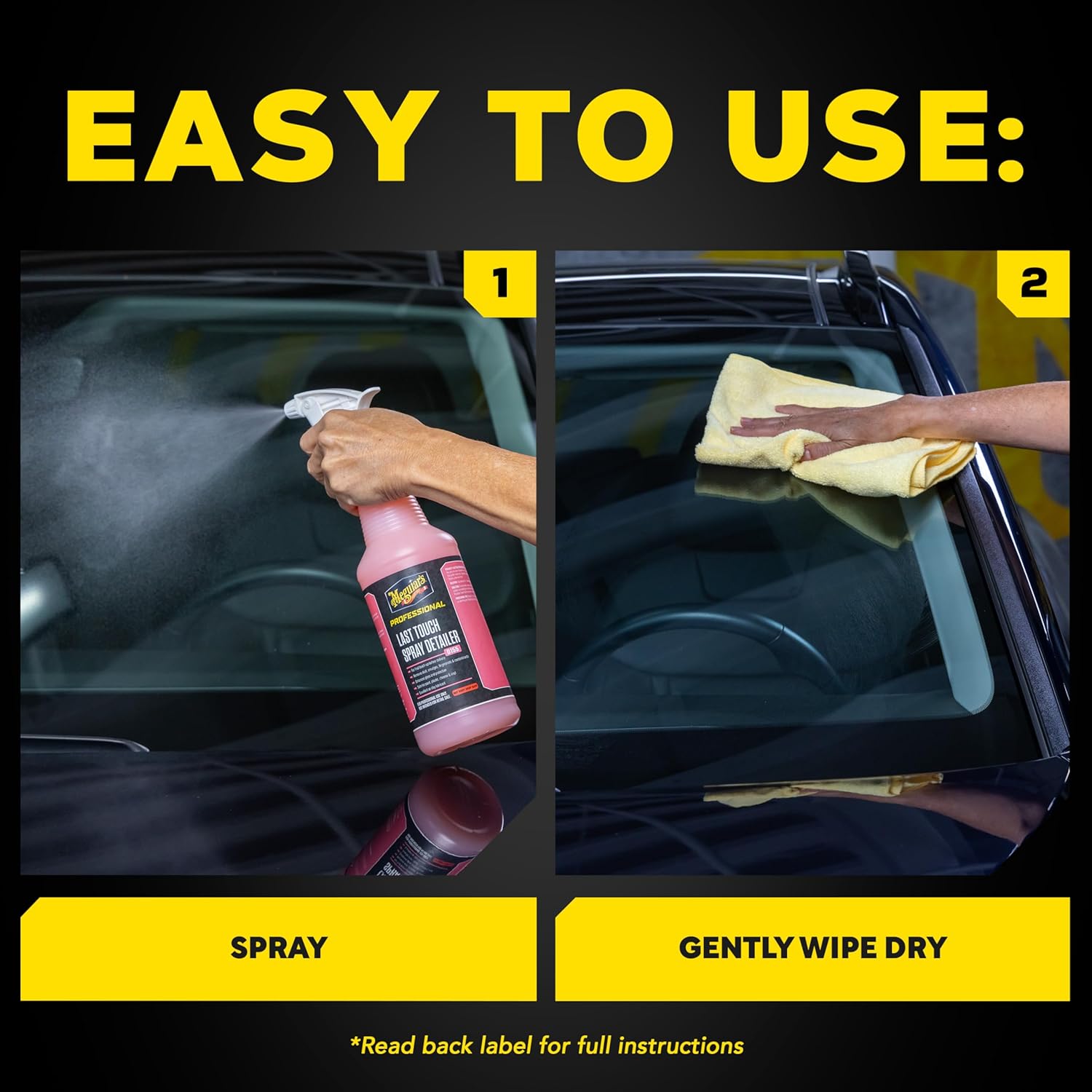 Thumbnail 6 de Meguiar's D15501 Last Touch Detailer Spray – Schnellreiniger, 3,78 L