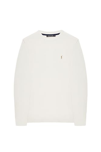 Detalle 2 de Polo Club Confezione da 2 Maglioni Girocollo Uomo 100% Cotone – Set con Logo Ricamato