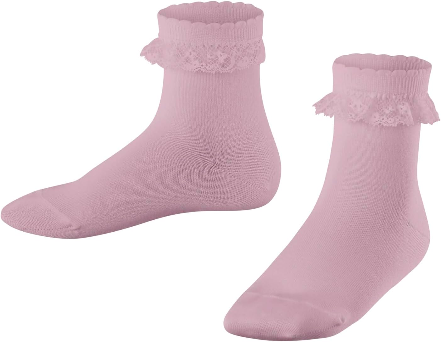 FALKE Kids Romantic Lace Socks: Breathable Cotton Luxury for Festive Occasions