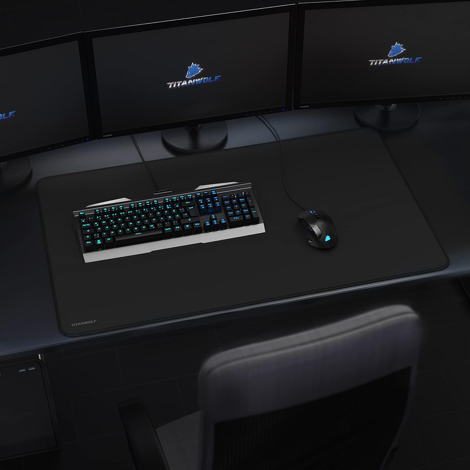 Detalle 2 de TITANWOLF Oversized Gaming Mouse Pad 1000x600mm