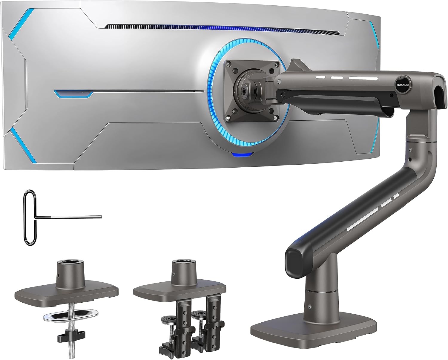 Detalle de HUANUO TitanLift Monitor Arm 44 lbs