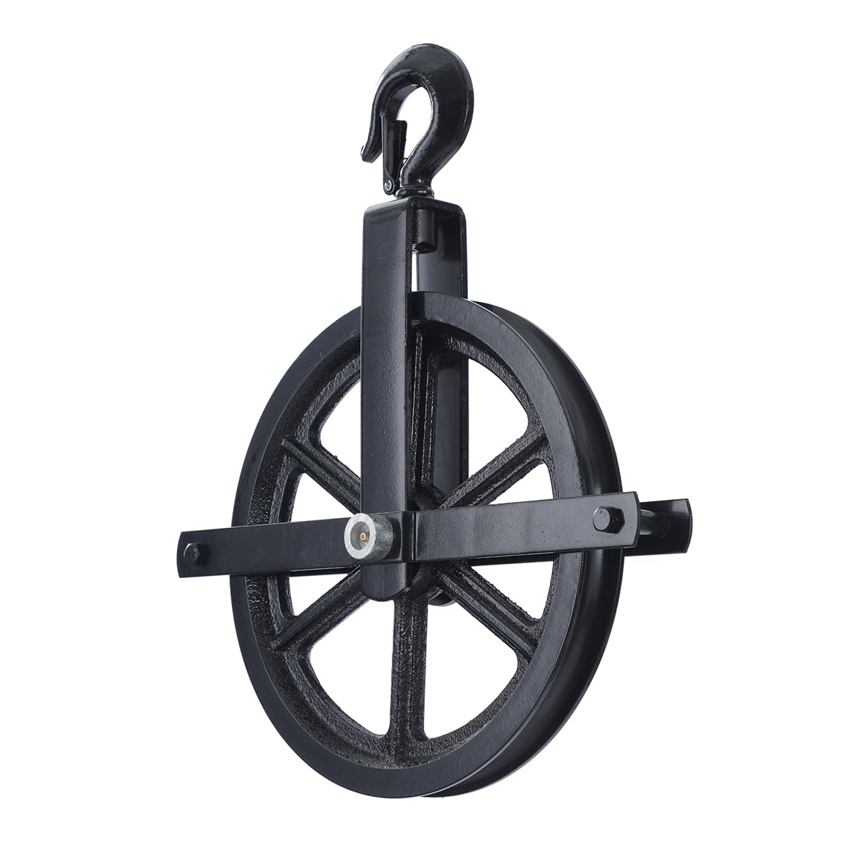 Detalle 2 de KATSU Pulley Wheel 300mm Gin Hoist with Hook — 450kg Capacity