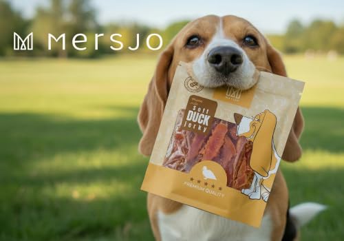 Detalle de MERSJO – Friandises à mâcher au magret de canard séché, 92 % de viande, 500 g