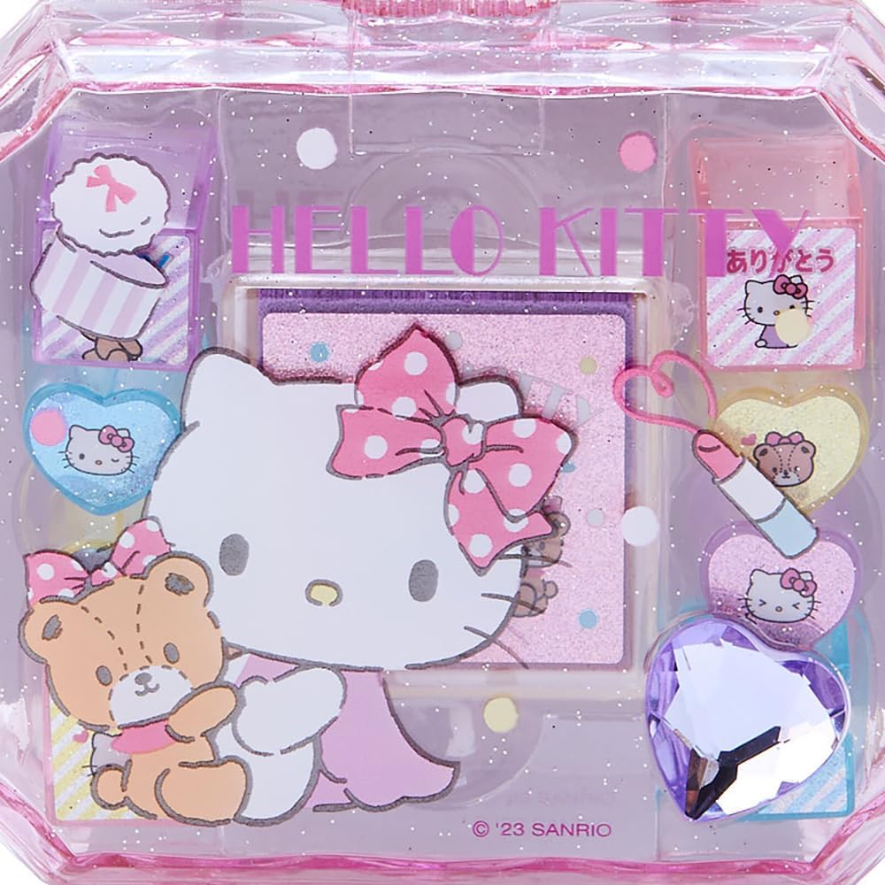 Detalle 2 de サンリオ ハローキティ スタンプセット 898422 宝石箱風ケース・スタンプ8個入り