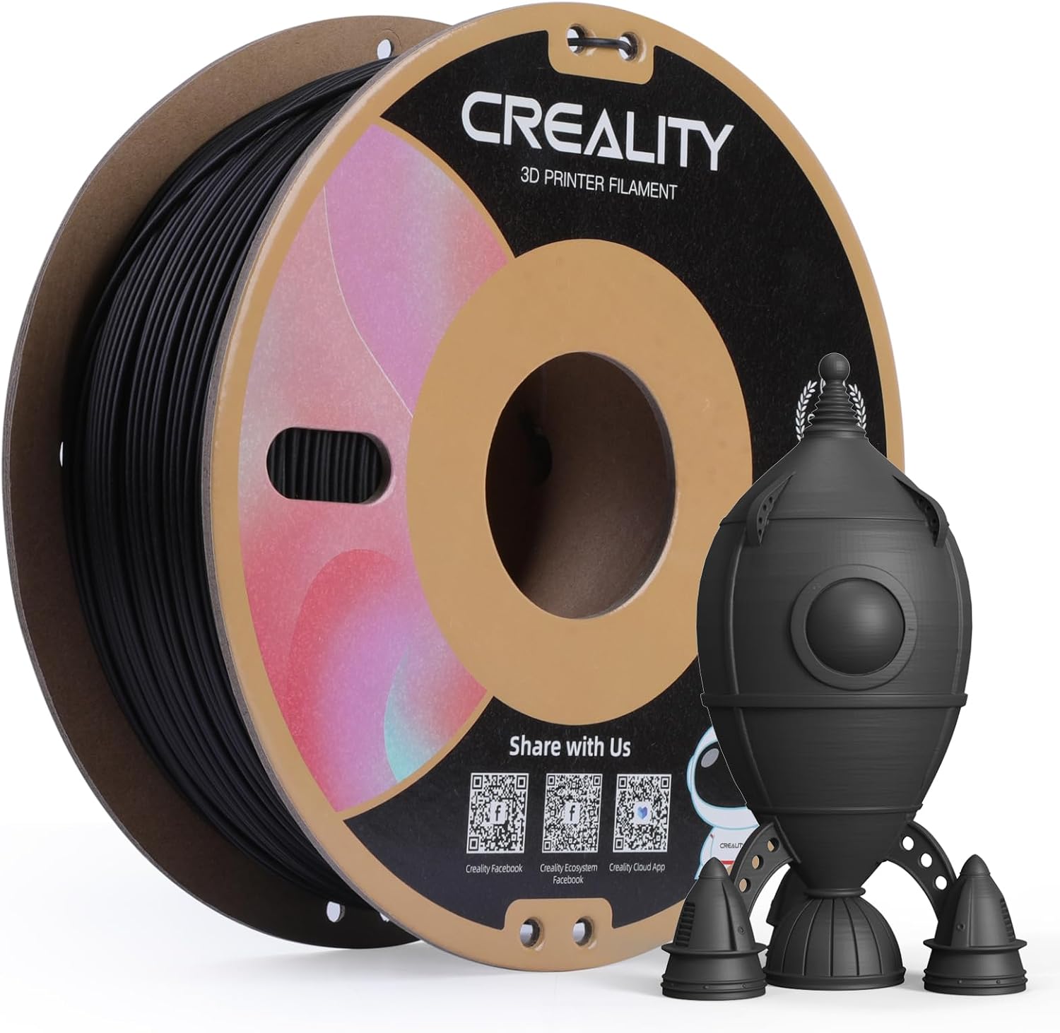 Detalle 2 de Creality Silk PLA 3D Printer Filament 1.75mm