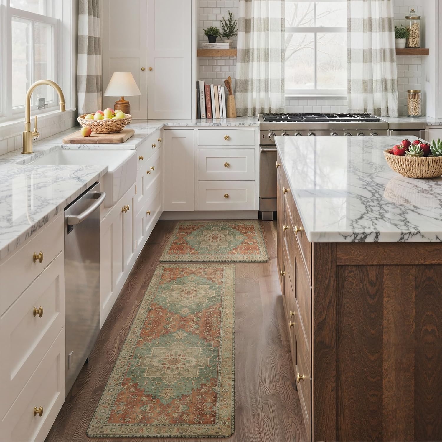 Thumbnail 5 de GENIMO Kitchen Mats for Floor (2-Piece) Washable Anti-Fatigue, Waterproof Non-Slip Comfort Standing Mats