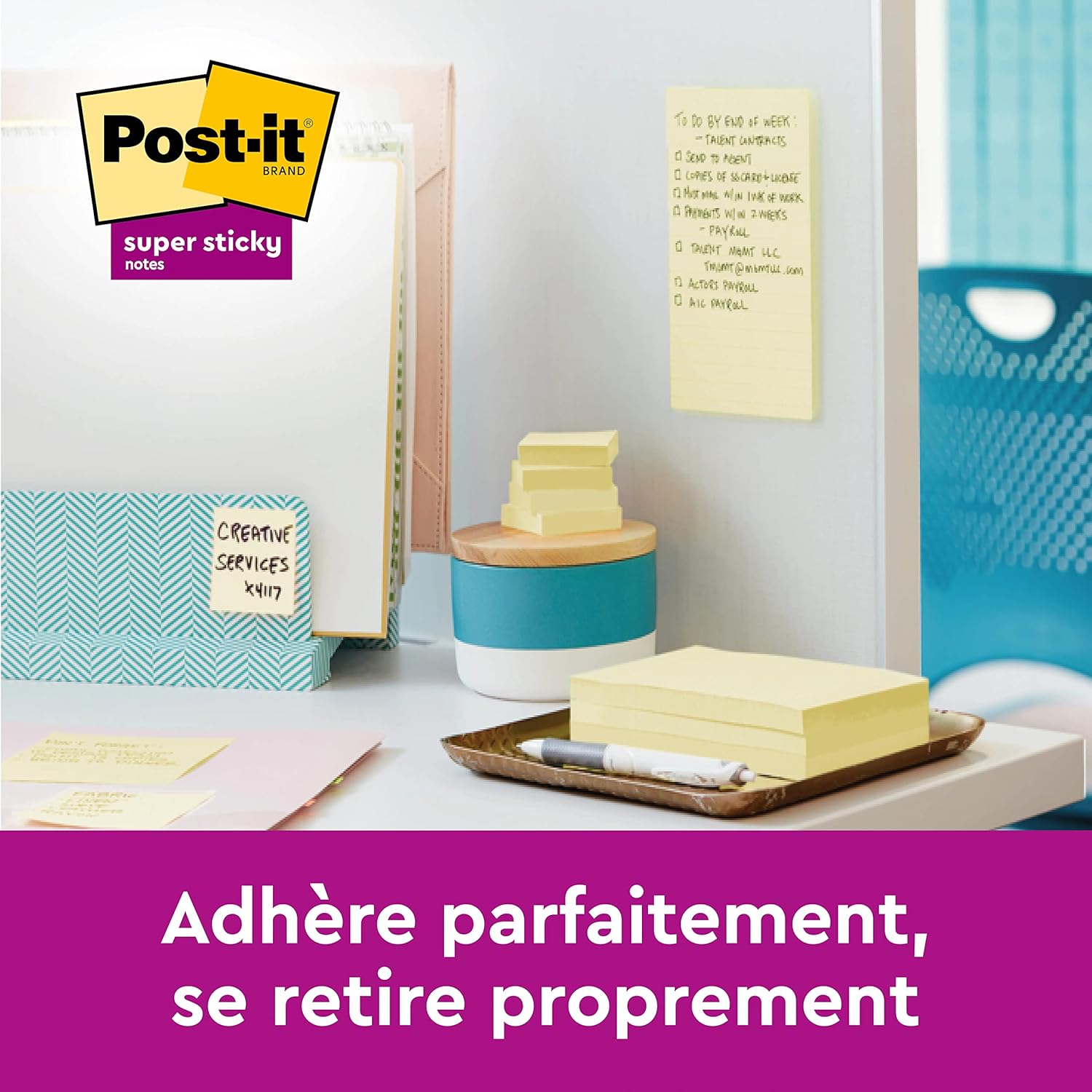 Detalle 2 de Post-It Foglietti Canary Yellow 76x76 mm