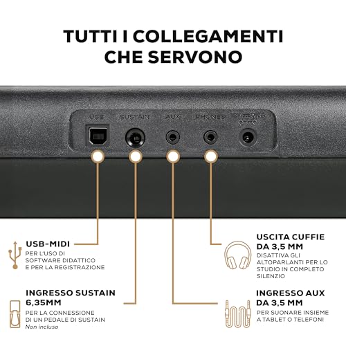 Thumbnail 6 de Alesis Melody 61 MK4: tastiera pianoforte 61 tasti con accessori, ideale per principianti