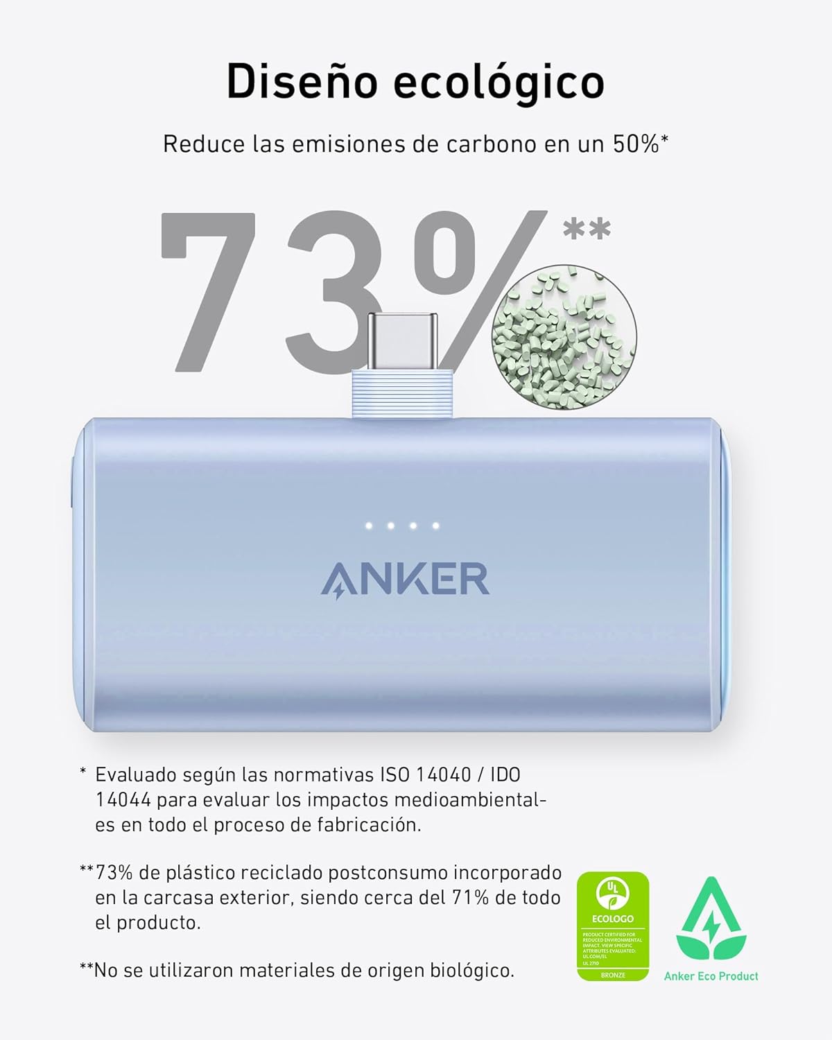 Thumbnail 5 de Anker Nano Powerbank 5000 mAh 🔋 22.5W con USB-C, Azul