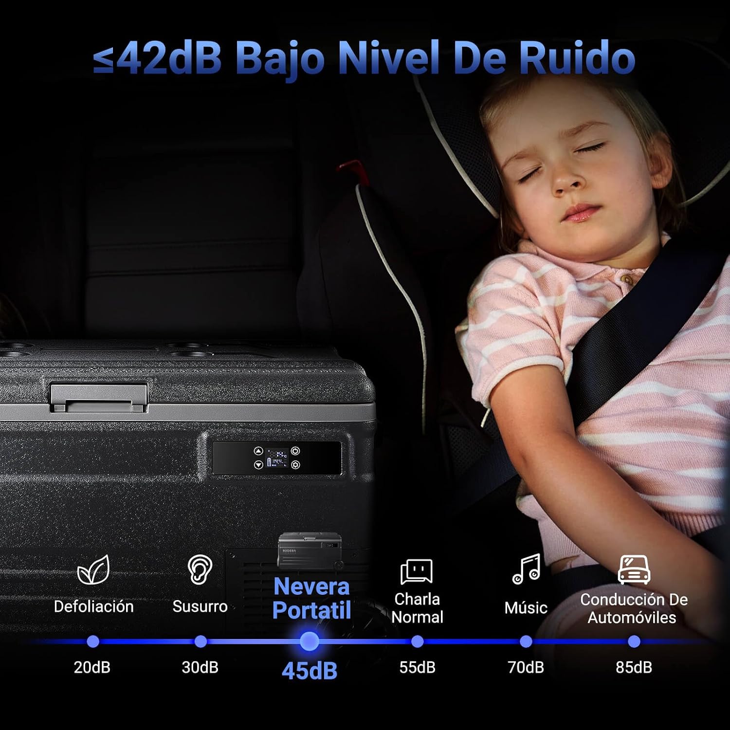 Thumbnail 4 de AAOBOSI Nevera Portátil 74L con Compresor