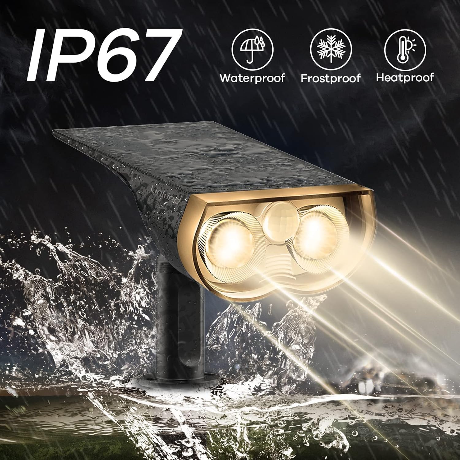 Thumbnail 5 de Linkind Lampe solaire StarRay 1000Lm détecteur 4pcs