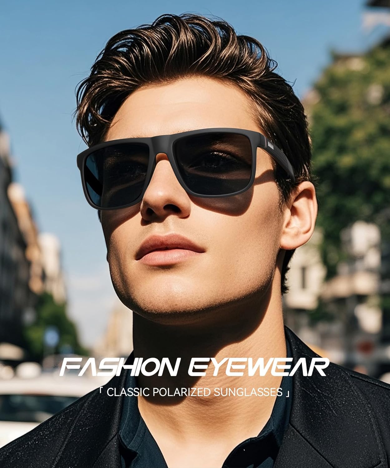 Thumbnail 1 de Perfectmiaoxuan Polarisierte Sonnenbrille für Herren & Damen mit TR90-Fassung und UV400-Schutz (Vintage/klassisch)