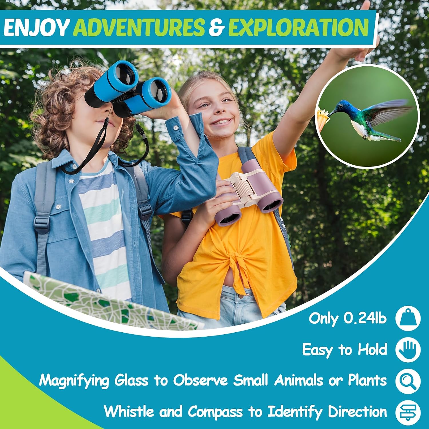 Detalle de Kids binoculars toy for outdoor play