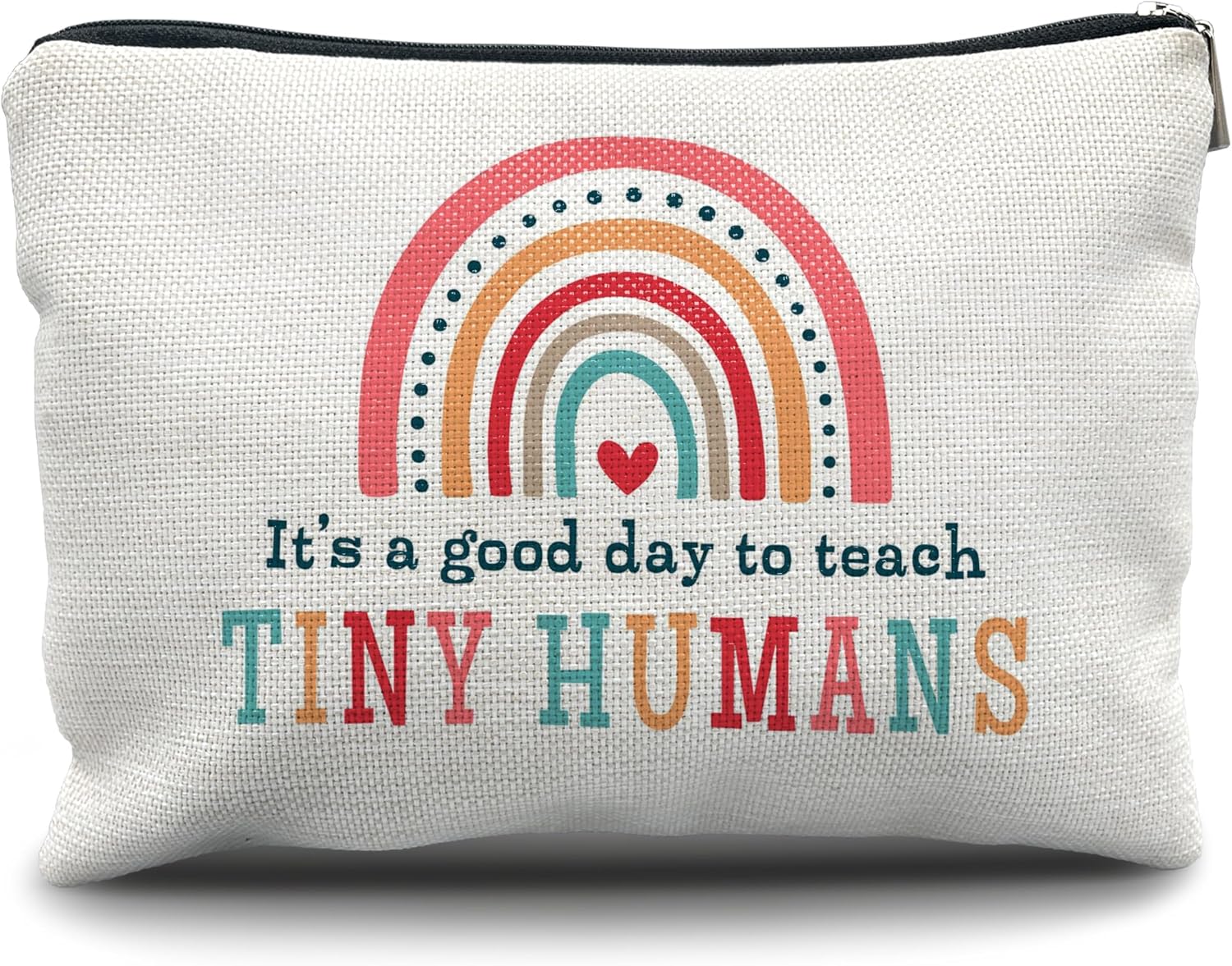 Detalle de Nogrit Teacher Makeup Bag, 7.5 x 10 Inches