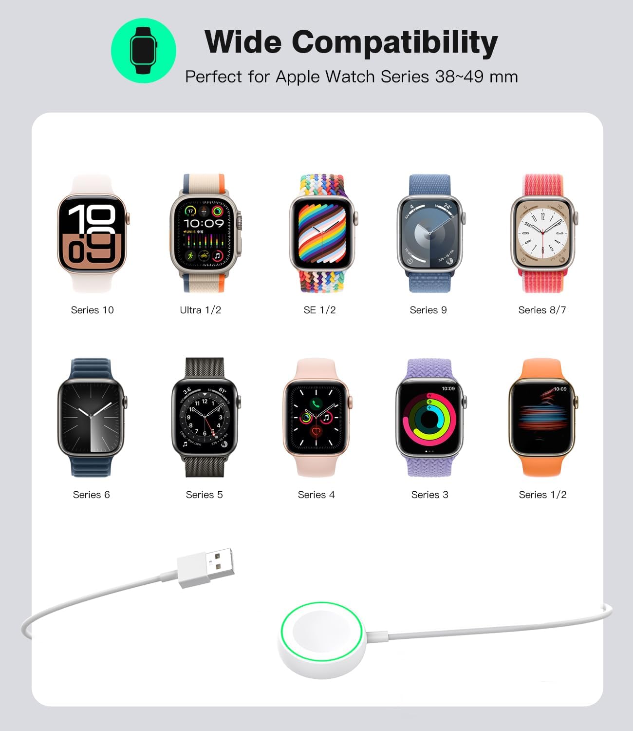 Thumbnail 1 de Estación de Carga Inalámbrica Apple Watch 5V 2A