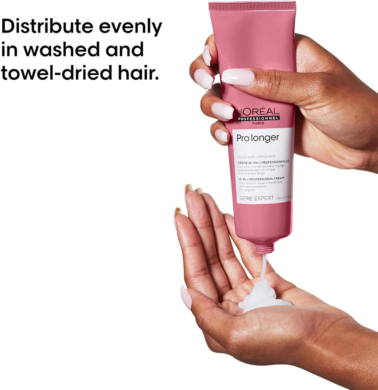 Detalle 2 de L'Oréal Professionnel Paris Pro Longer Crema rinnovatrice per capelli lunghi e assottigliati, 150 ml