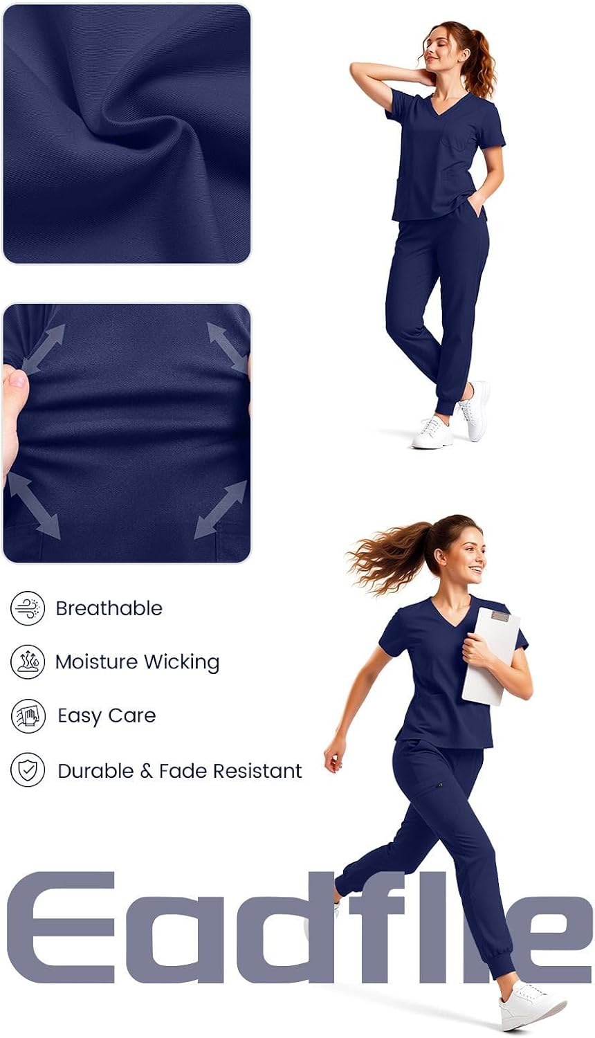 Thumbnail 6 de Eadflie Women's Scrub Set