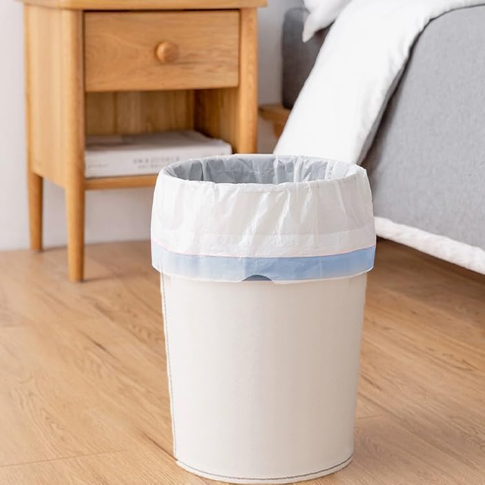 Detalle 2 de BENEVAL 4-Gallon Drawstring Trash Bags, 150 Count, Unscented White HDPE