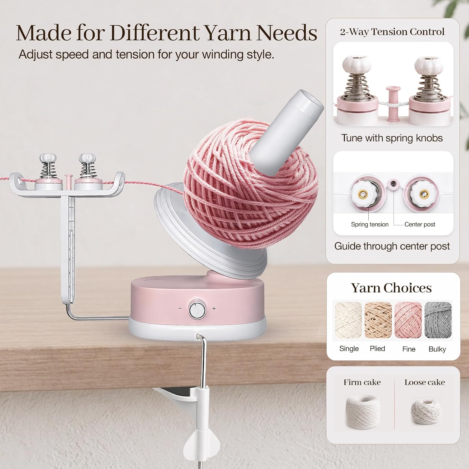 Thumbnail 3 de Knitly Electric Yarn Winder, 12 oz
