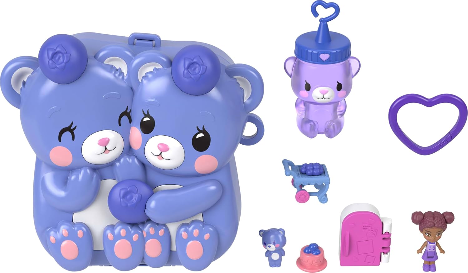 Thumbnail 6 de Polly Pocket Pineapple Monkey Compact Playset (JKC49)