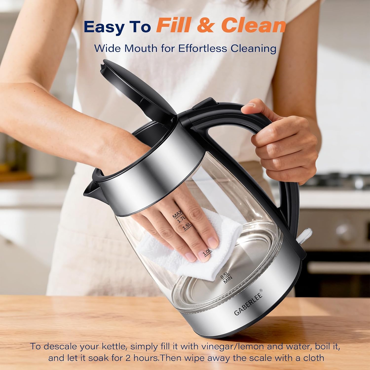 Thumbnail 5 de Electric Kettle 1.7L 3000W