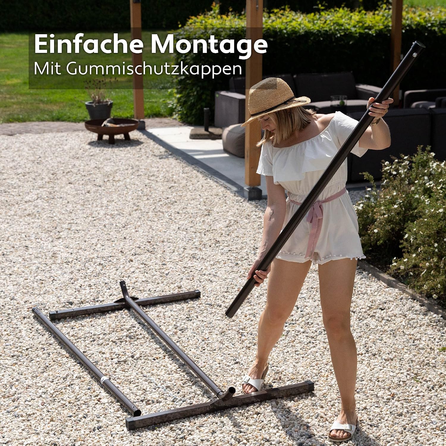 Thumbnail 5 de VITA5 Hängematte mit Gestell für 2 Personen – 200 kg Belastbarkeit, Outdoor