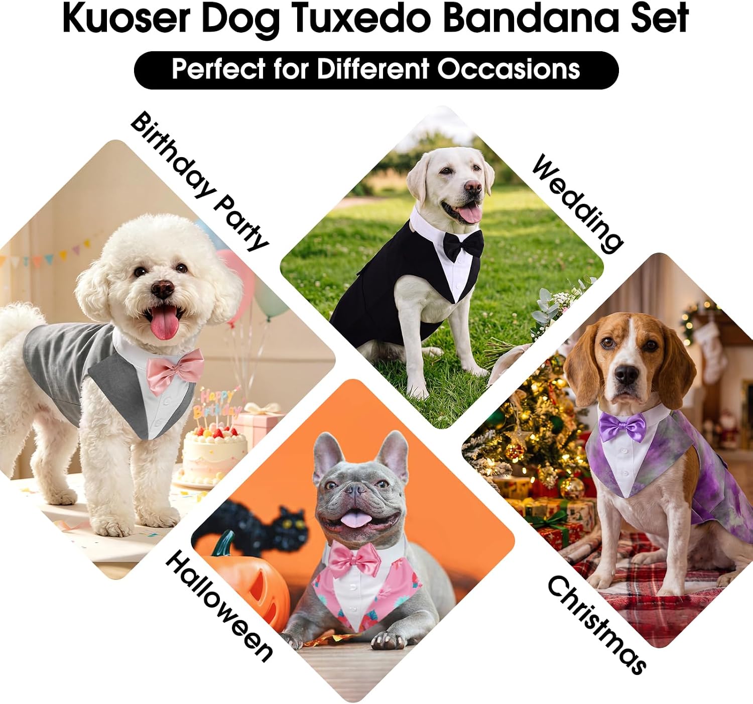 Thumbnail 6 de Kuoser Dog Tuxedo, Size L