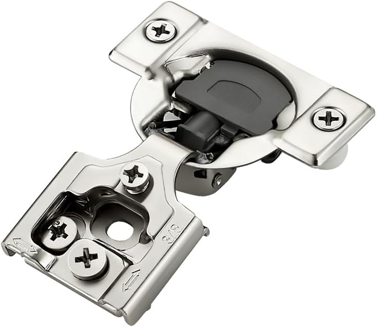 Detalle de Ravinte JL114LS Soft-Close Cabinet Hinges, 3/8-Inch Overlay, 30 Pairs
