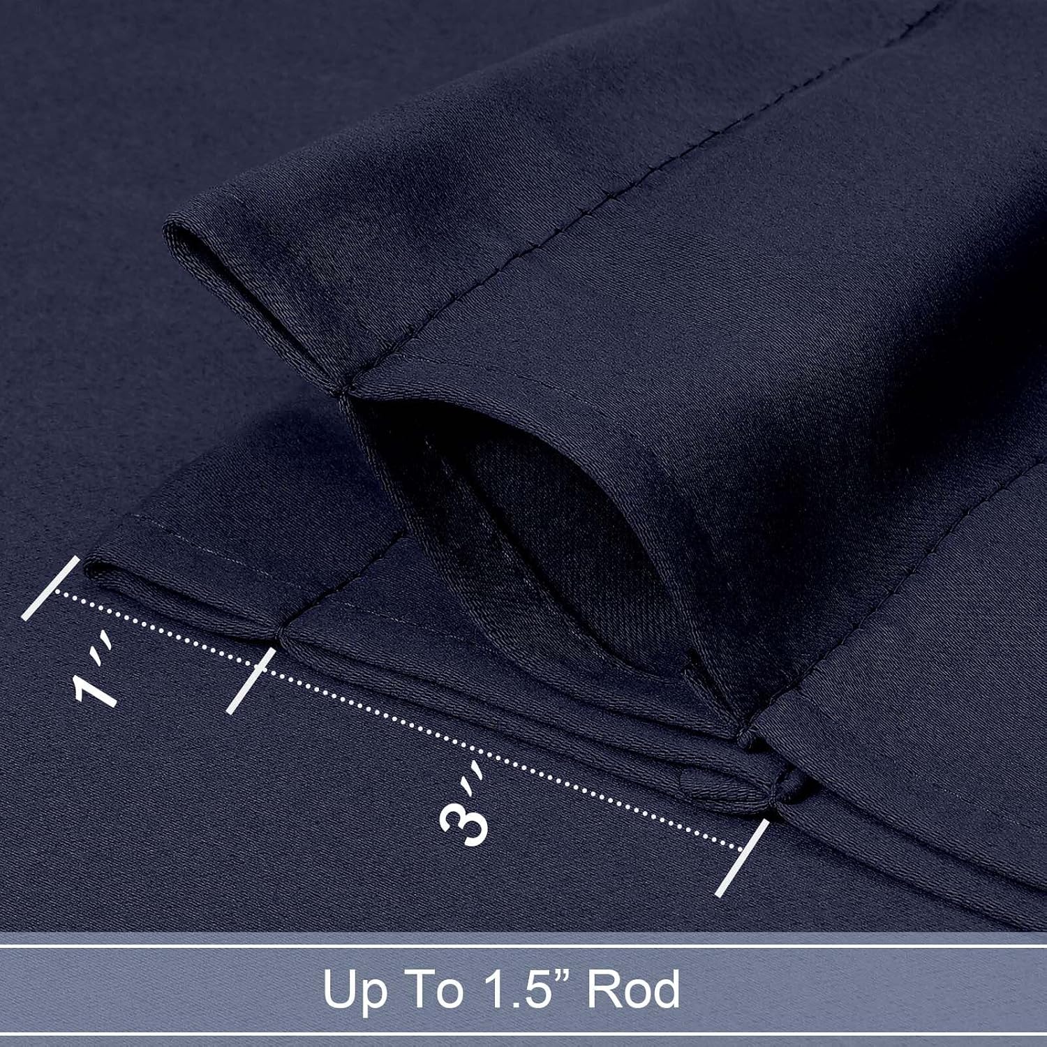 Thumbnail 5 de Chyhomenyc Blackout Curtain, 60" W x 18" L