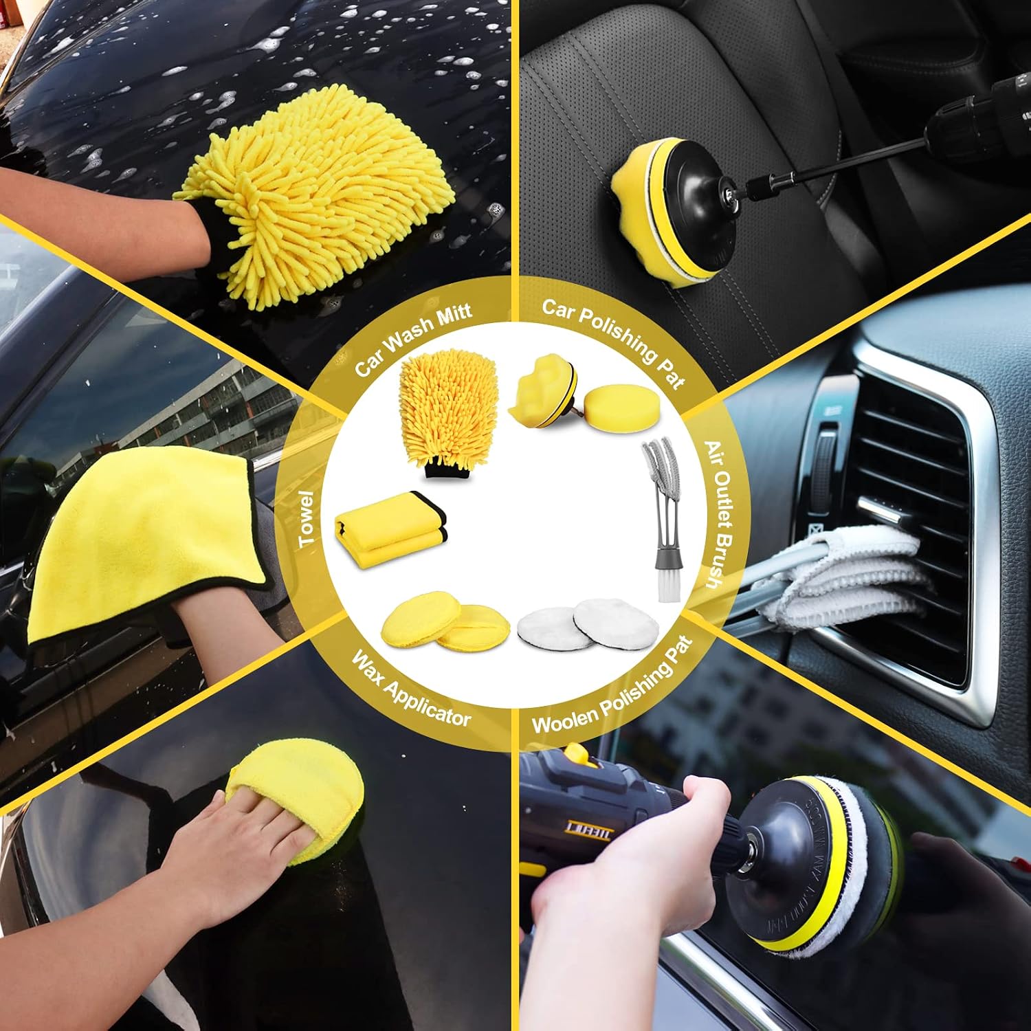 Thumbnail 5 de TTRCB 27Pcs Car Detailing Kit for Interior & Exterior
