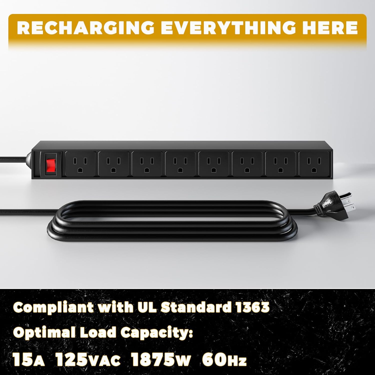 Thumbnail 1 de KAFAHOM Power Tool Organizer with Charging Station: Heavy-Duty Wall Mount for Garage