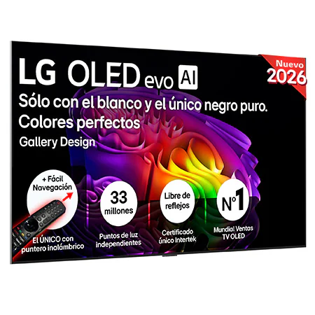 Detalle de LG OLED evo AI G6 77 pulgadas (OLED77G68LW) – 4K 2026: ¿merece la pena esta versión gigante?