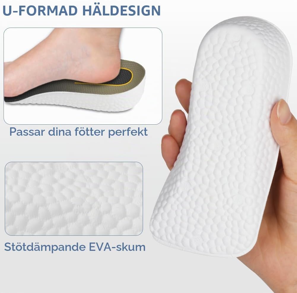 Detalle 2 de Aomig höjande hälinlägg i EVA, 1,5/2,5/3,5 cm, 2 par