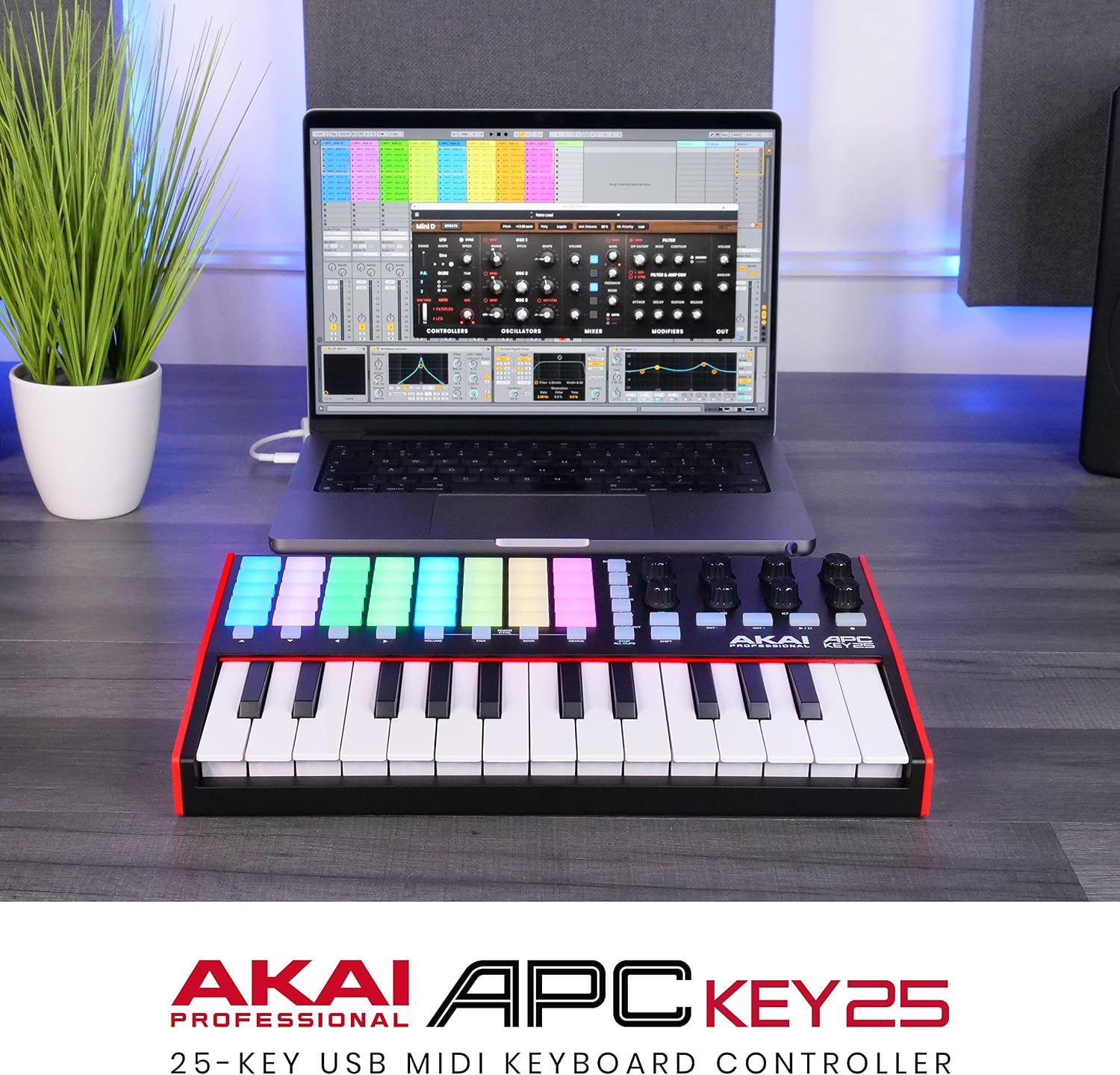Thumbnail 6 de Akai Professional MIDI Keyboard Controller, 25 Keys