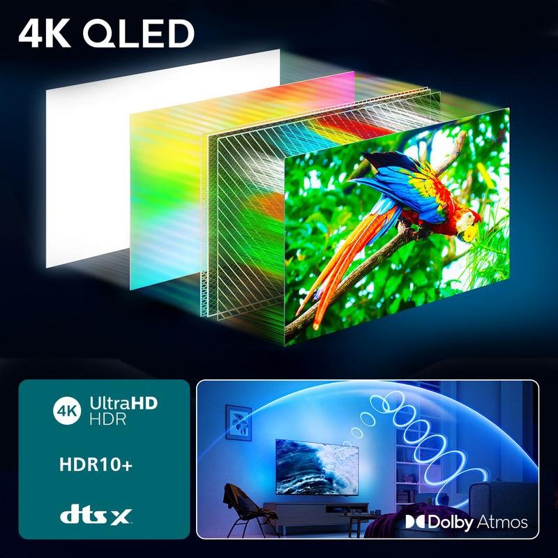 Thumbnail 2 de TV Philips QLED 75PUS8500 75" 4K UltraHD: Ambilight, HDR10+, Dolby Vision y Titan OS