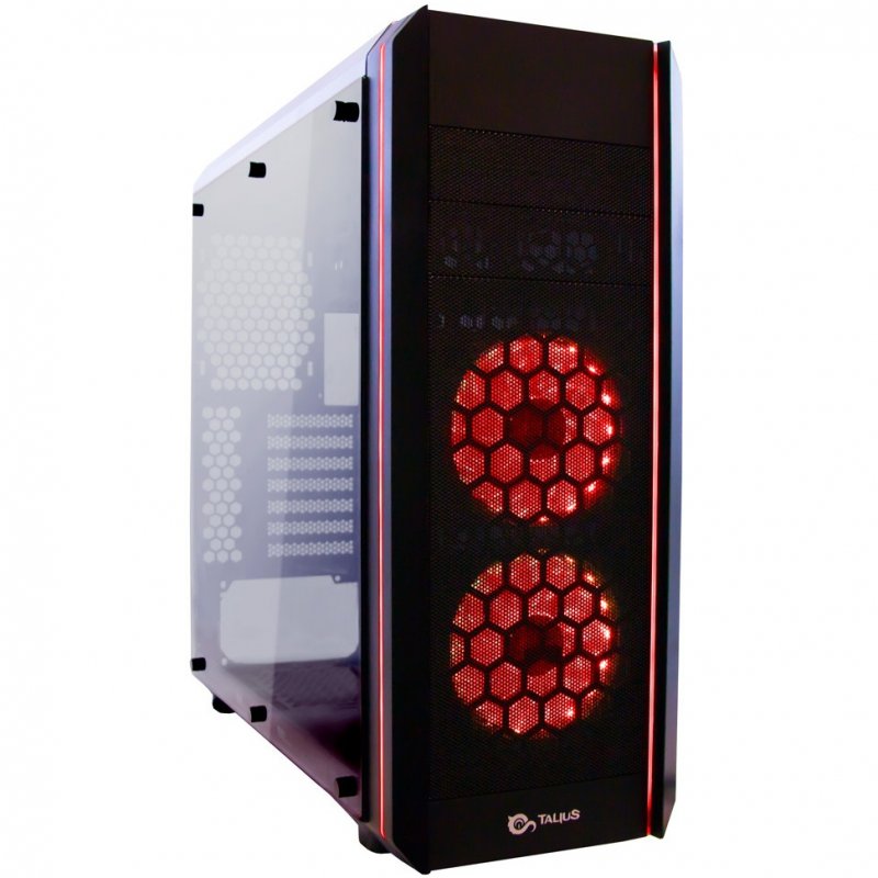 Detalle de Talius Daemon Cristal Templado USB 3.0 RGB Negra