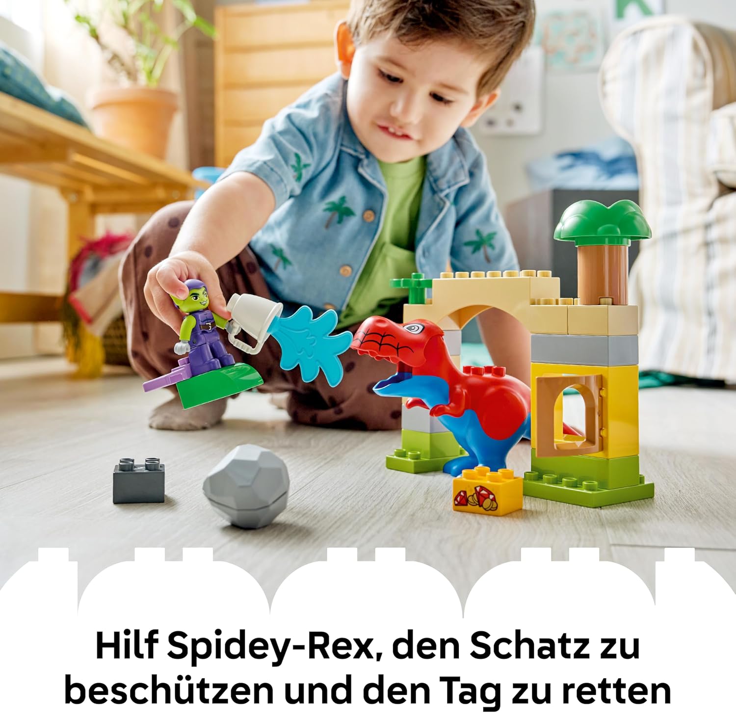 Thumbnail 4 de LEGO DUPLO 10463 Spidey-Rex vs. Green Goblin – 2 Figuren inkl. Spidey-T-Rex für Kinder ab 2 Jahren