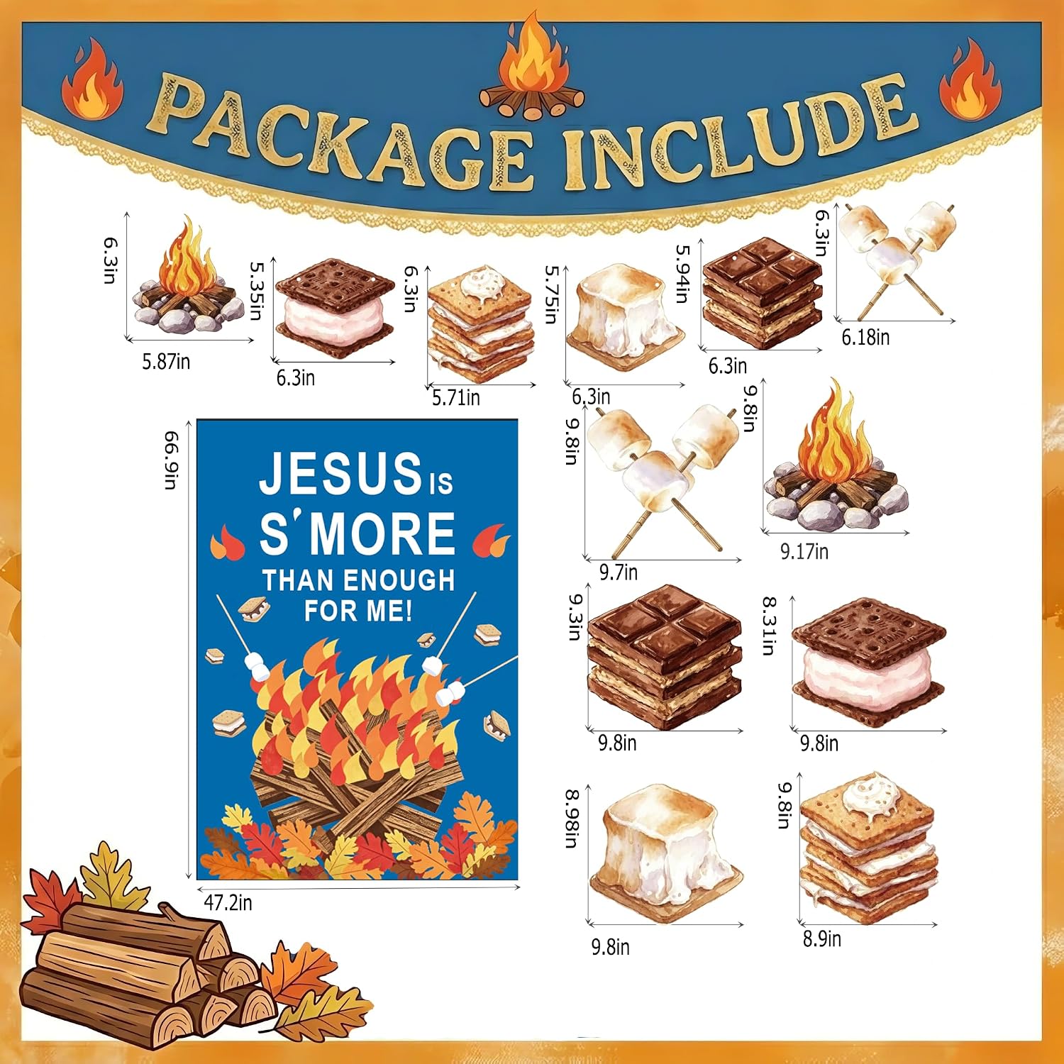 Detalle 2 de Halloween Trunk-or-Treat Decoration Kit, Polyester