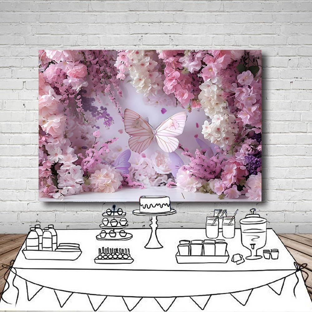 Detalle de MEHOFOND 7x5ft girl birthday photo background