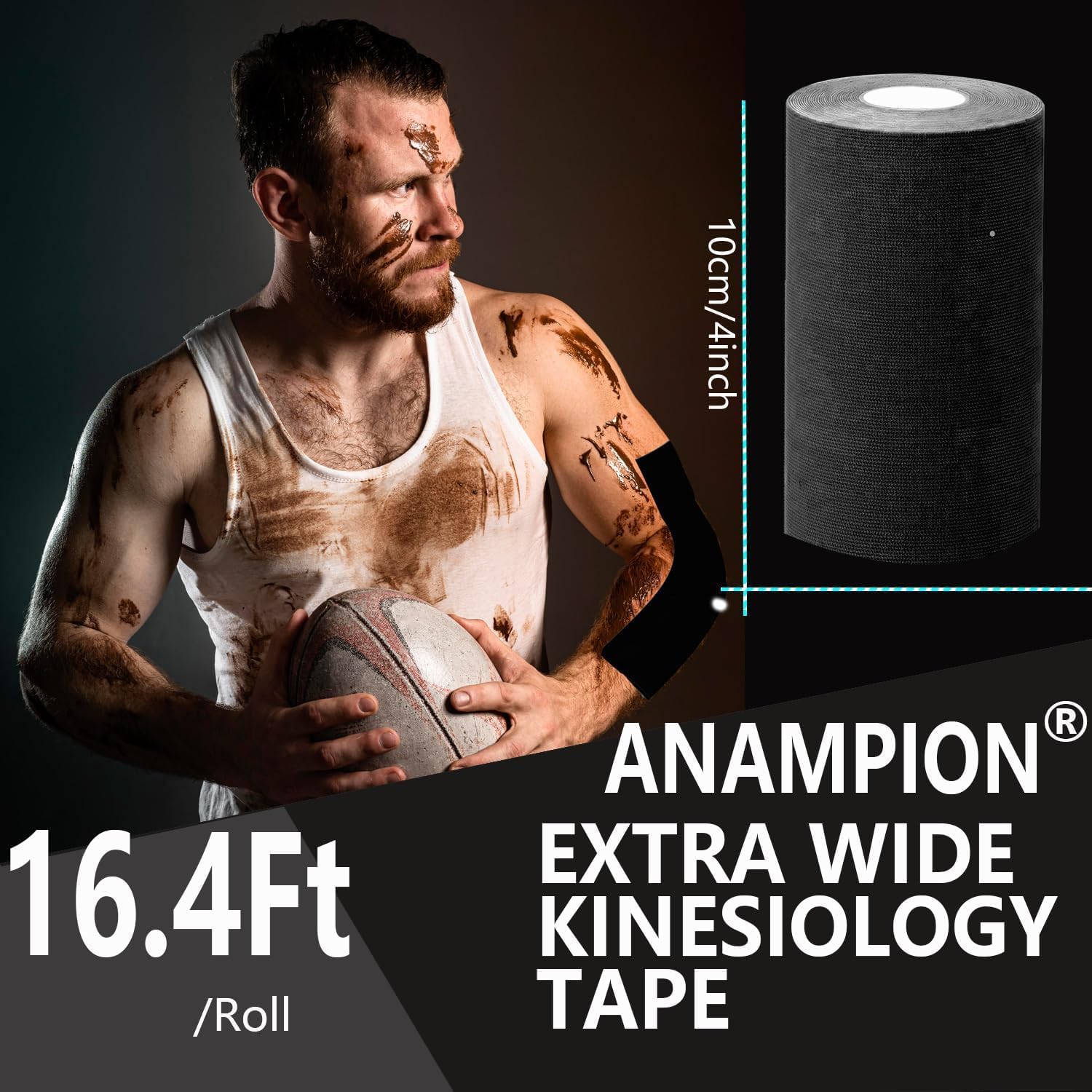 Thumbnail 1 de ANAMPION Kinesiology Tape 10cm 5m