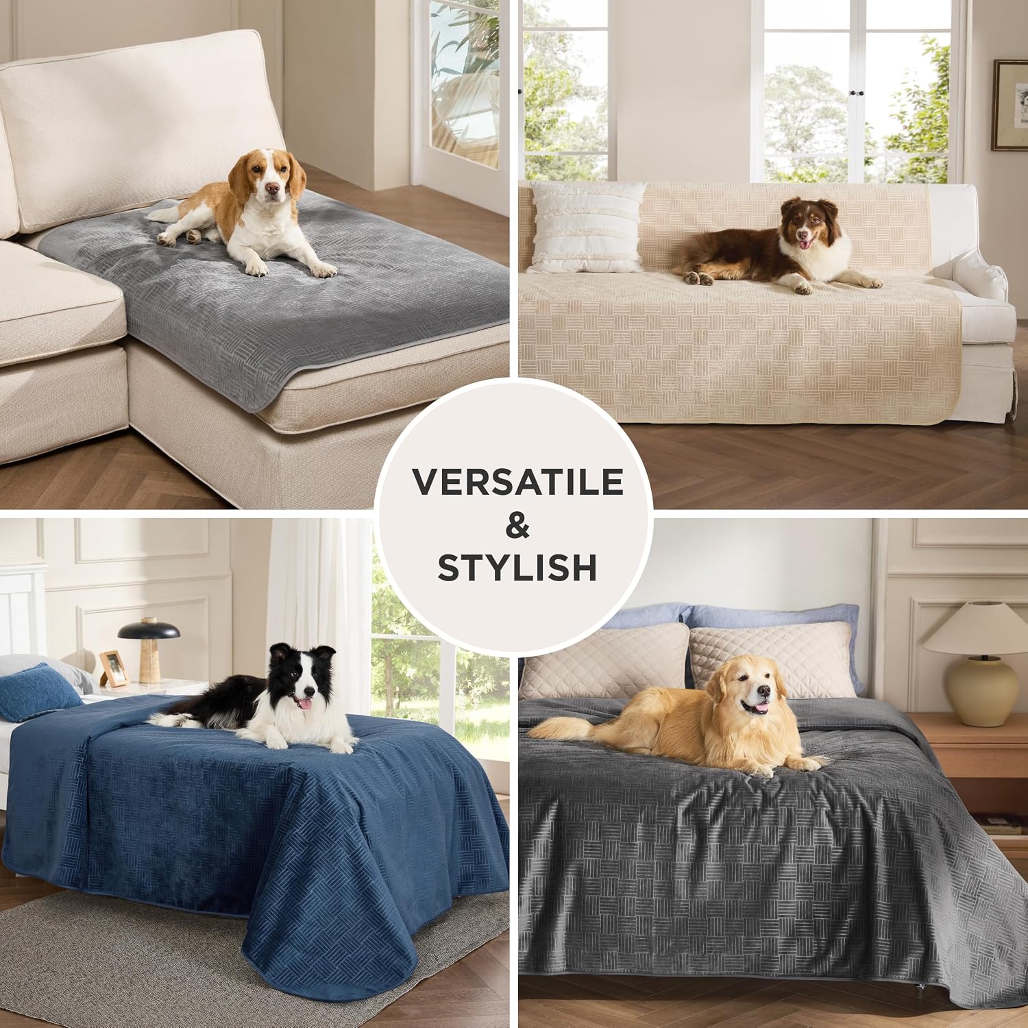Detalle 2 de Bedsure Waterproof Couch Cover 40x50IN