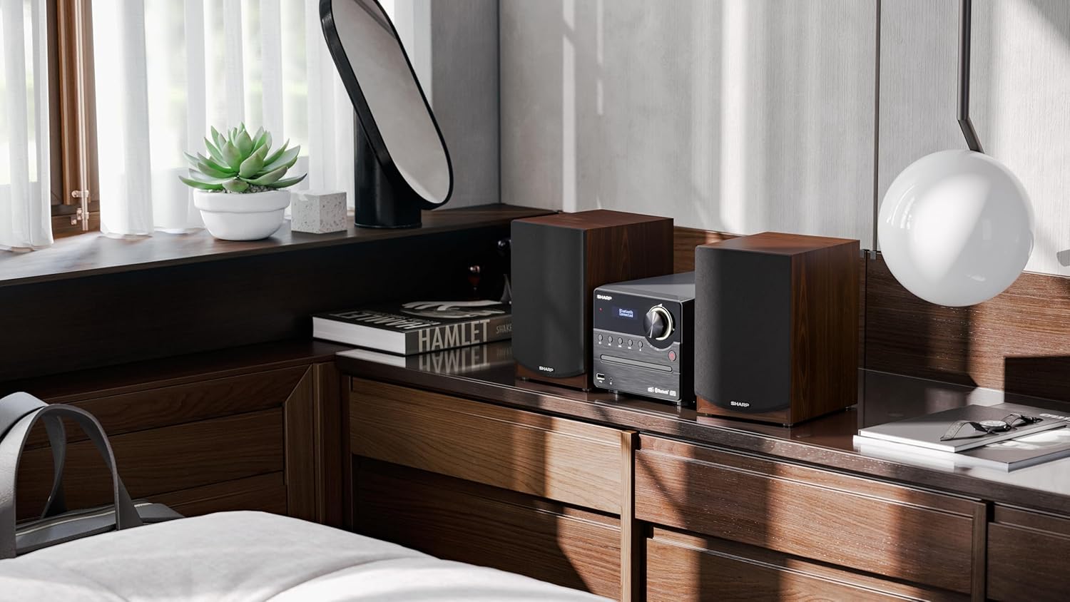 Detalle 2 de SHARP XL-B517D(BR) Mikro Hi‑Fi 45 Watt