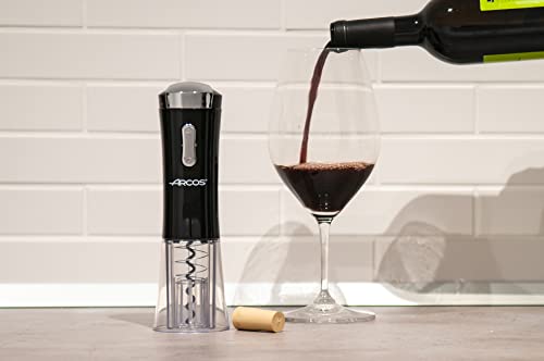 Detalle 2 de ARCOS Sacacorchos eléctrico recargable, negro 🍷