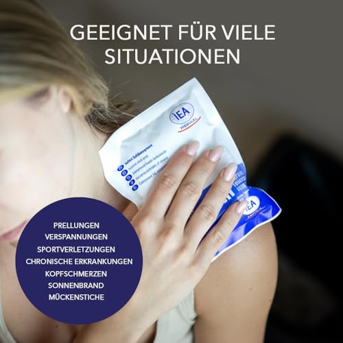 Detalle de IEA Medical Sofort-Kältekompresse zum Knicken – Einmal-Kühlpads, Kühlpacks
