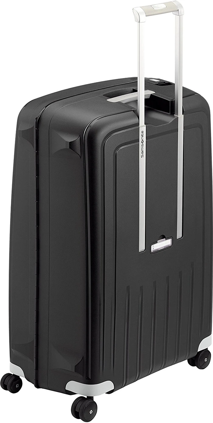 Detalle de Samsonite S'Cure Spinner 81 cm Black – leichter Reisebegleiter mit viel Platz