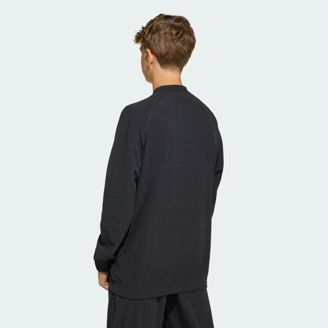 Thumbnail 3 de Adidas Chaqueta Deportiva Holgada de Pana SST – Negro