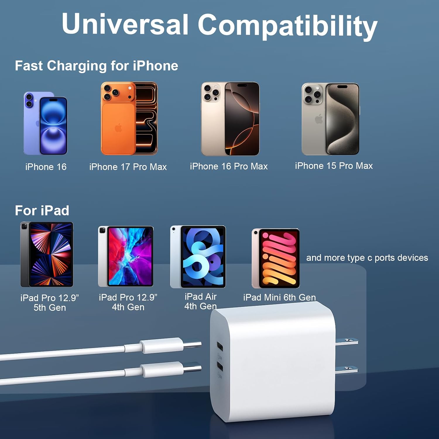 Detalle 2 de Fast Charging Cord 10FT for iPhone