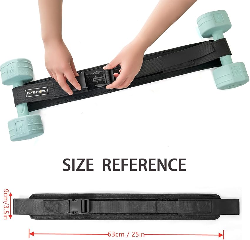 Thumbnail 5 de Hip Thrust Belt for Dumbbells — Slip-Resistant Padding 🏋️♀