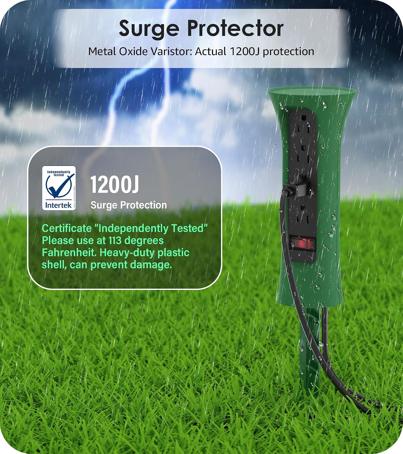 Thumbnail 4 de CCCEI Outdoor Power Strip 15 ft