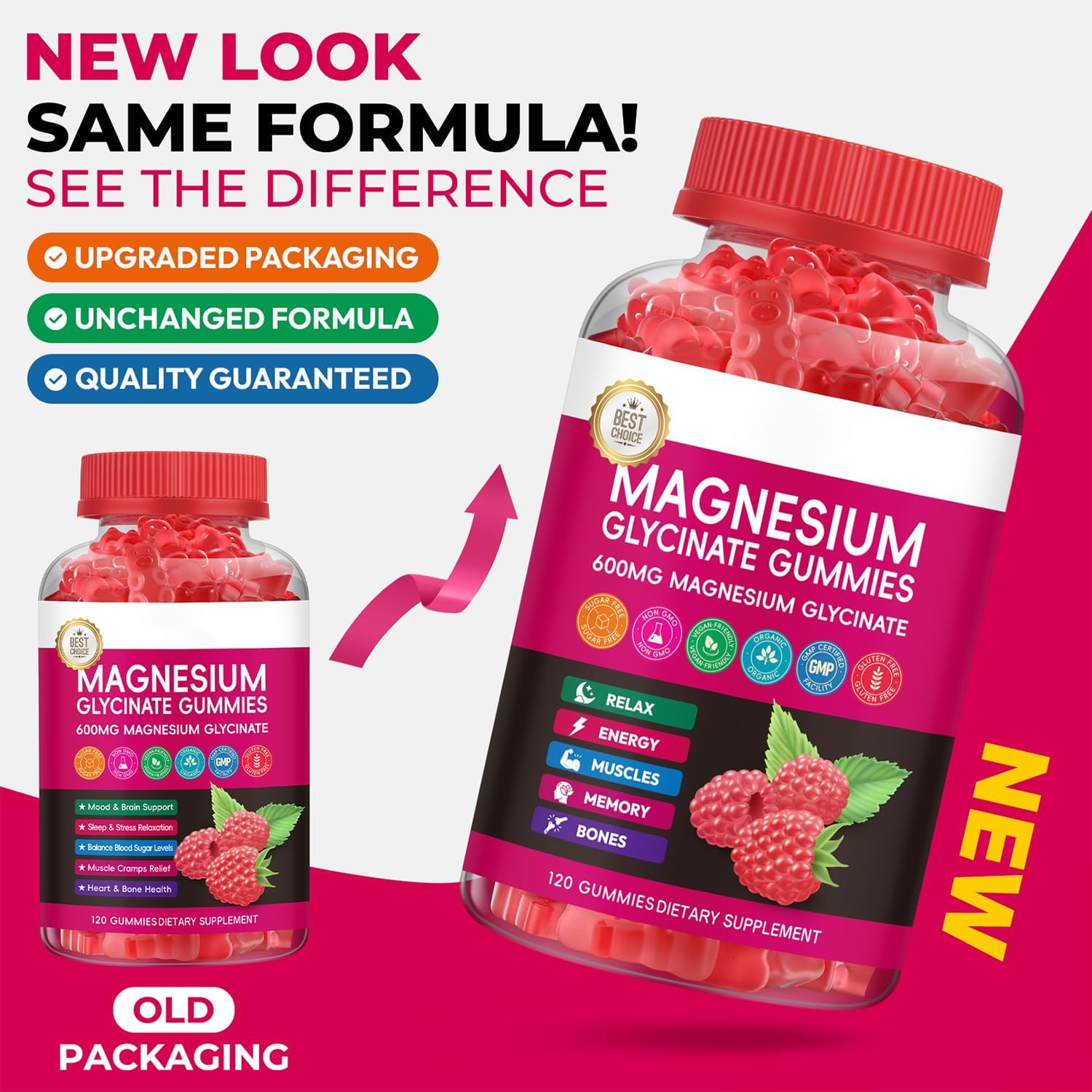 Thumbnail 6 de Magnesium Glycinate Gummies 600 mg